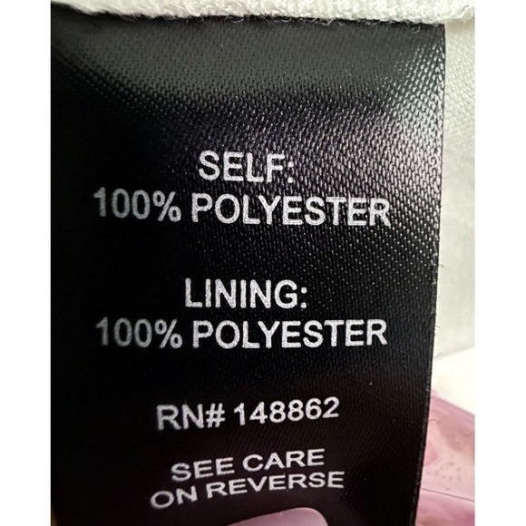 White Chevron Festival Cold Shoulder Flutter Sleeve A Line Dress Size 1 Boho - Picture 5 of 7